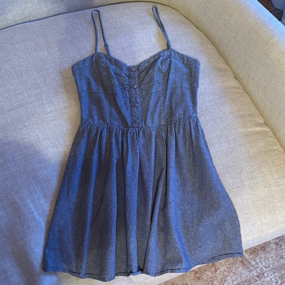 Button-Front Teenage Dress
